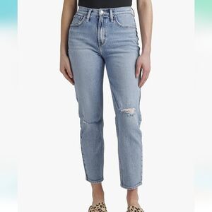 Silver Jeans Co. Women's Highly Desirable High Rise Straight Leg Jeans 31/28 BLU